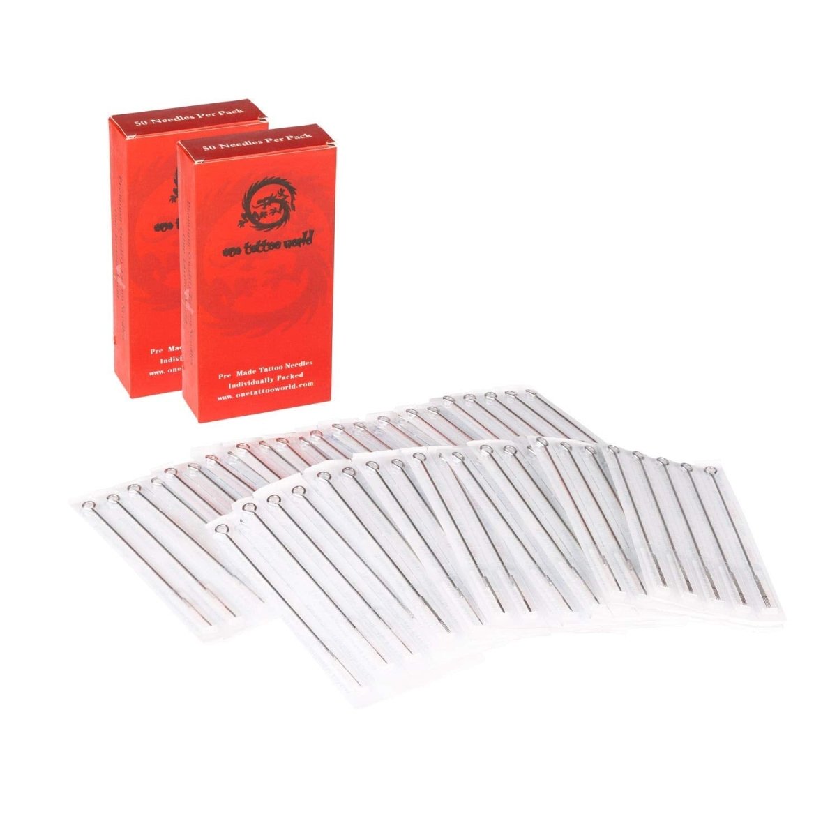 Tattoo Needles Set By One Tattoo World - 100pcs Mixed Sizes