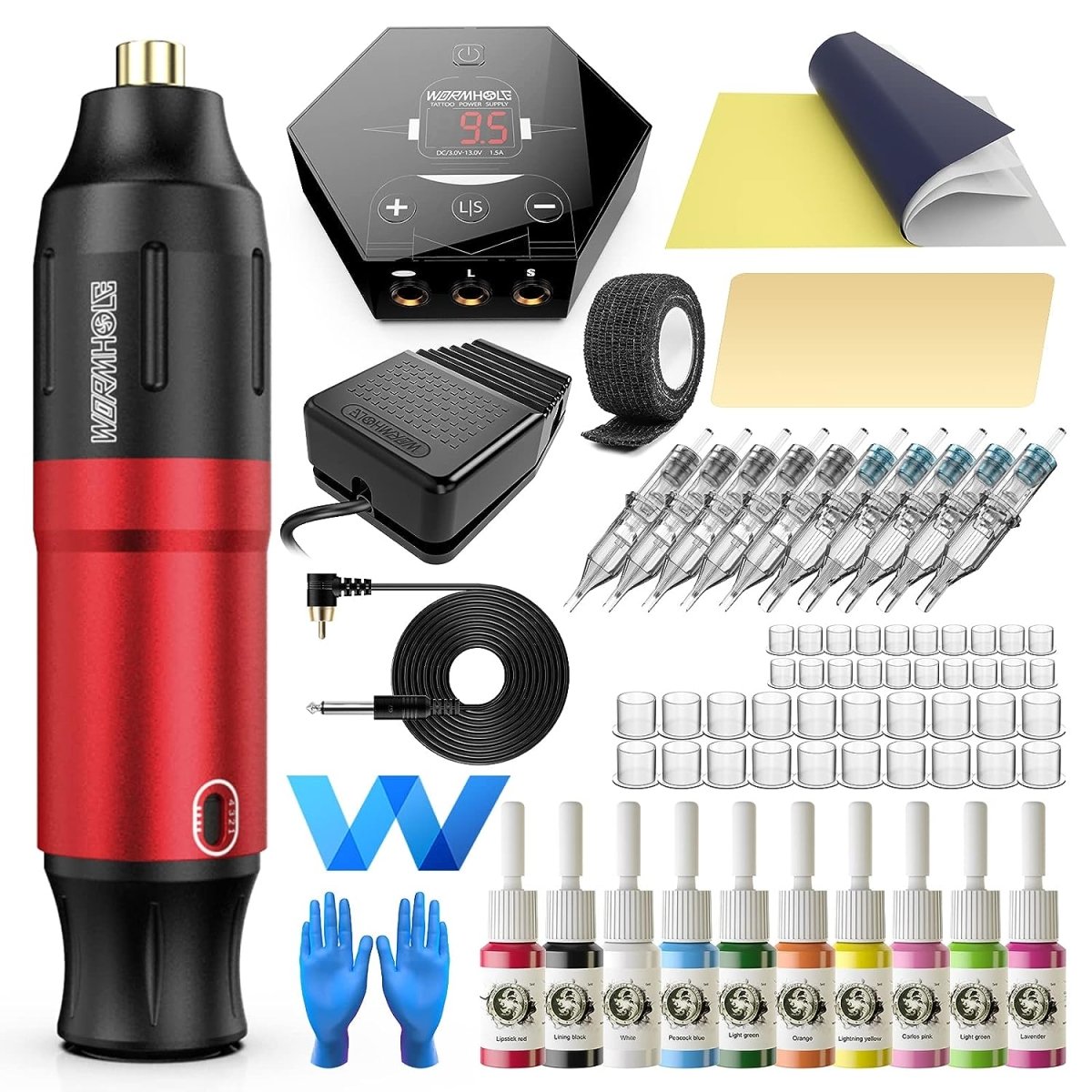 Wormhole Tattoo Pen Machine Kit - WTK101-US