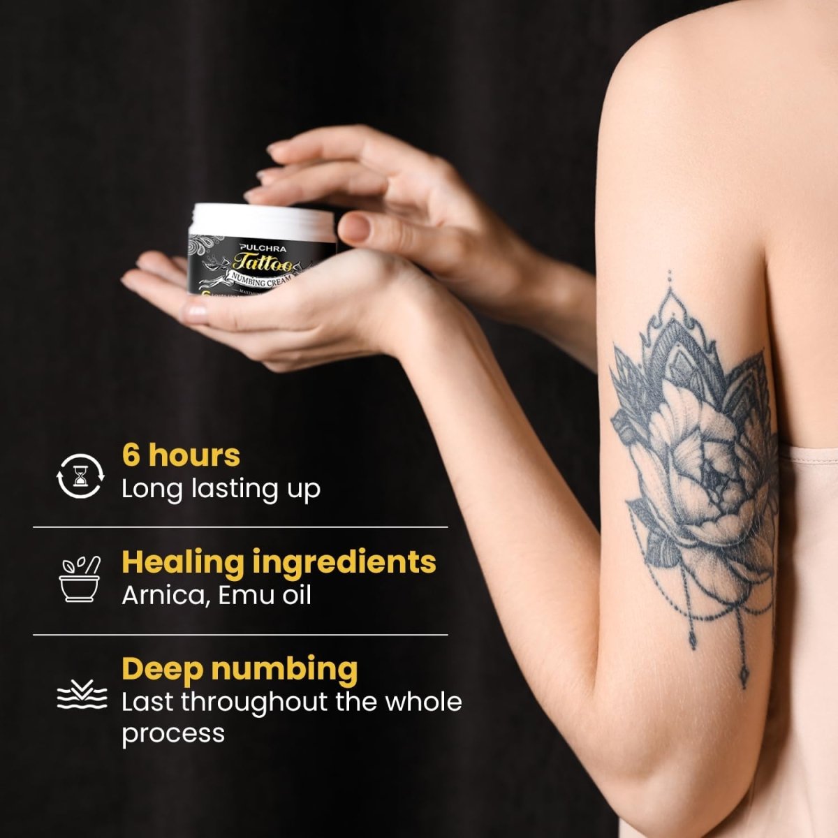 Tattoo Numbing Cream By Pulchra 1.7 oz