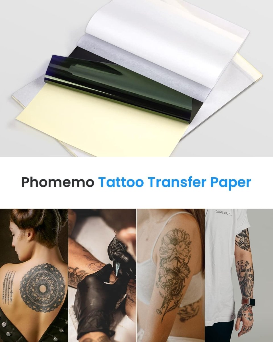 Phomemo Tattoo Transfer Stencil Paper - 100 Sheets A4 Size