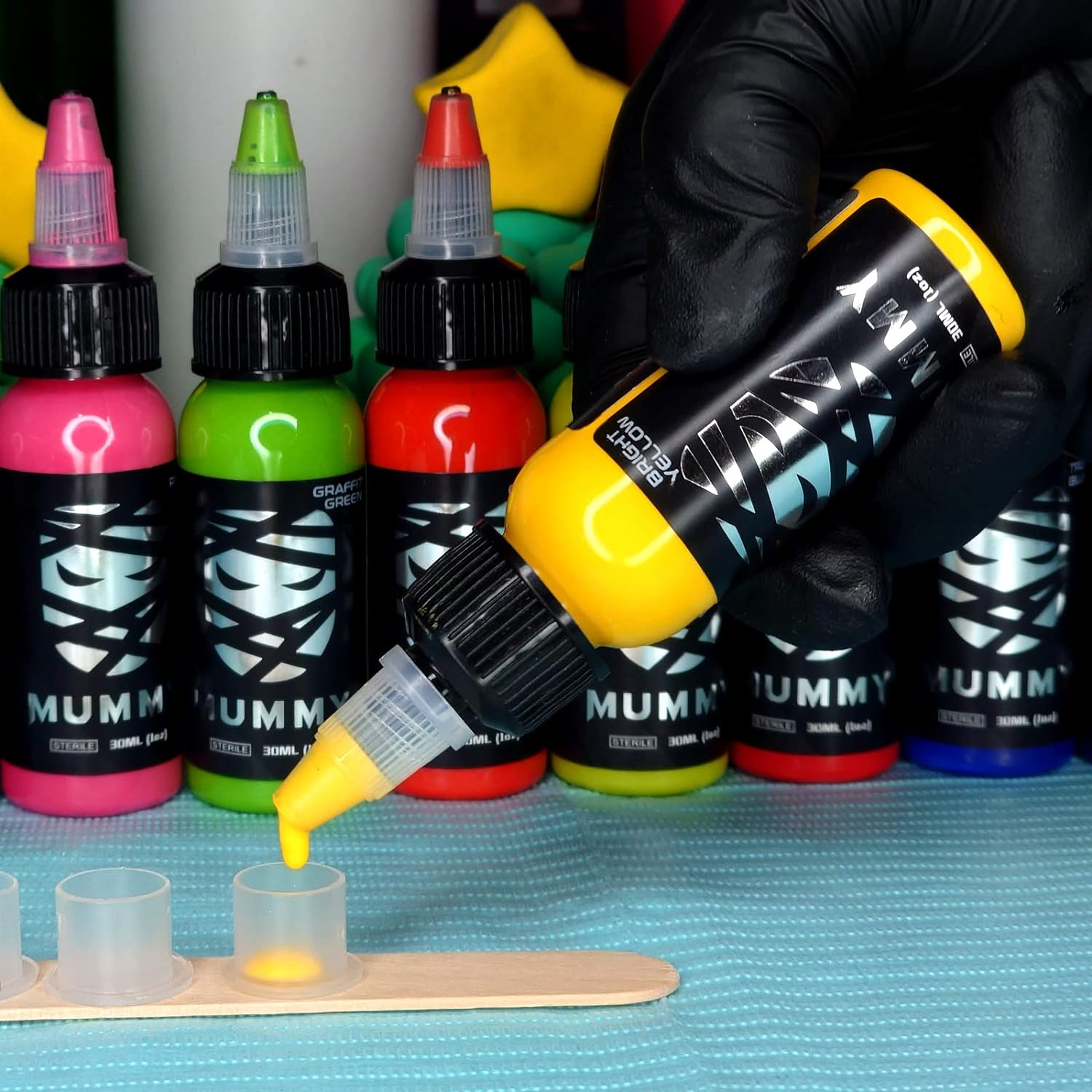 Mummy Bright Yellow Tattoo Ink - 1 oz