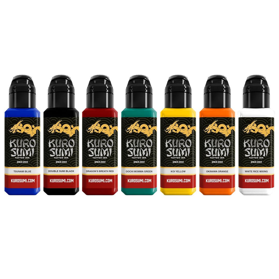 Kuro Sumi - 7 Ink Shades Set