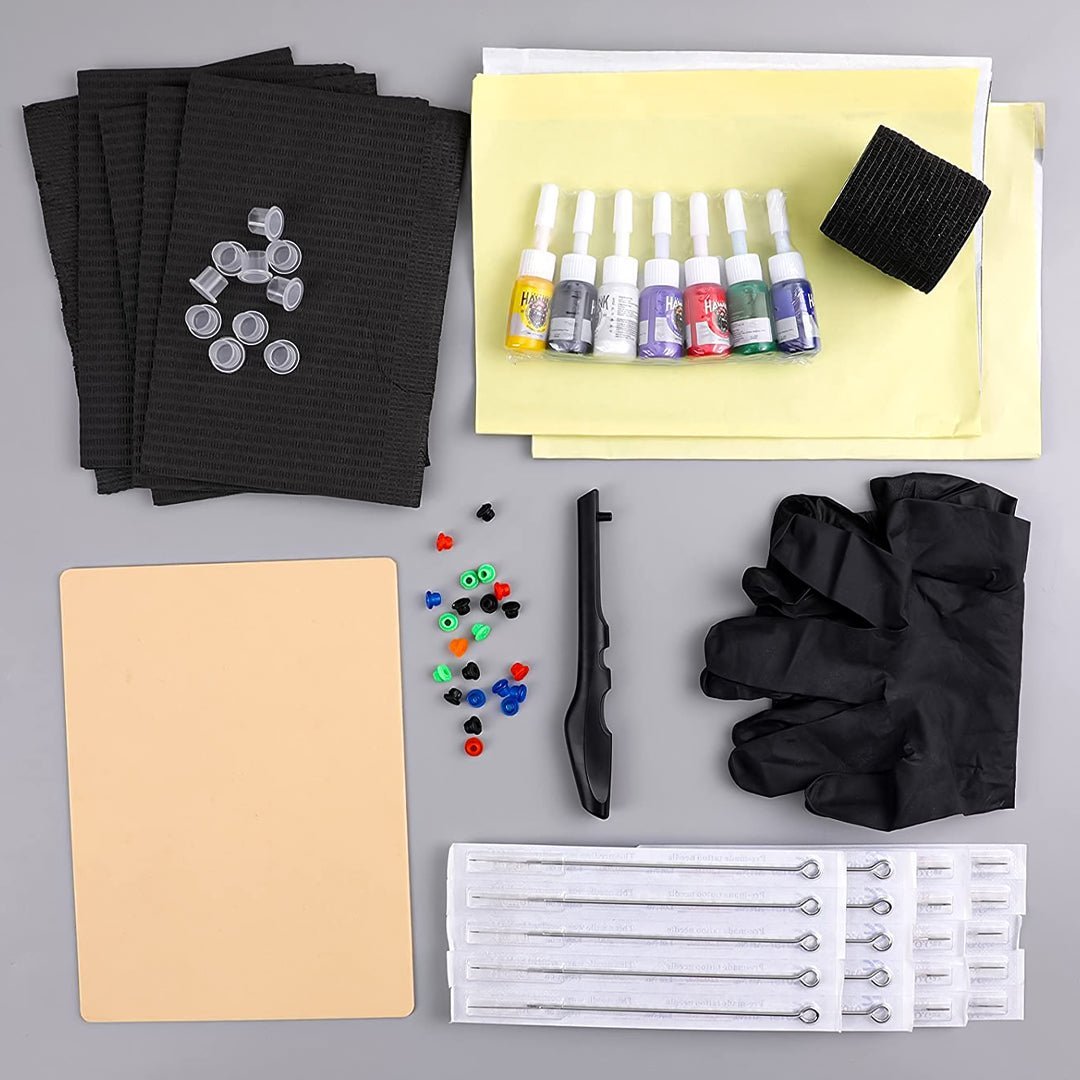 Hand Poke Tattoo Kit - Black 1.0