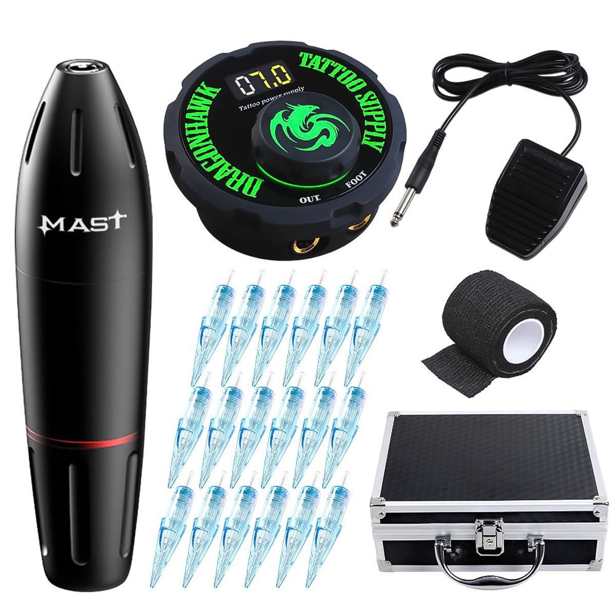 Dragonhawk Mast Tattoo Pen Machine Kit 1013-10