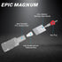 EZTAT2 EPIC Magnum Tattoo Needle Cartridges Standard 29RM - 8pcs