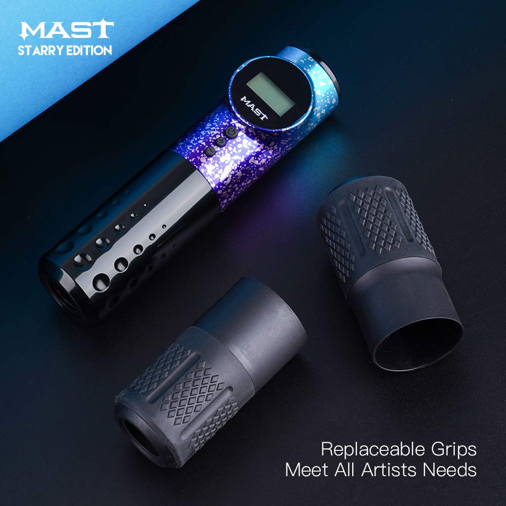 Mast Archer Purple Wireless Tattoo Pen Machine 3.5mm Stroke