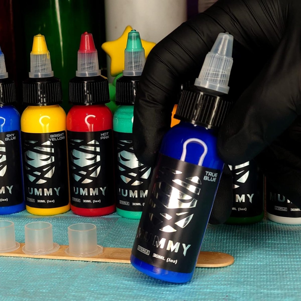 Mummy True Blue Tattoo Ink - 1 oz