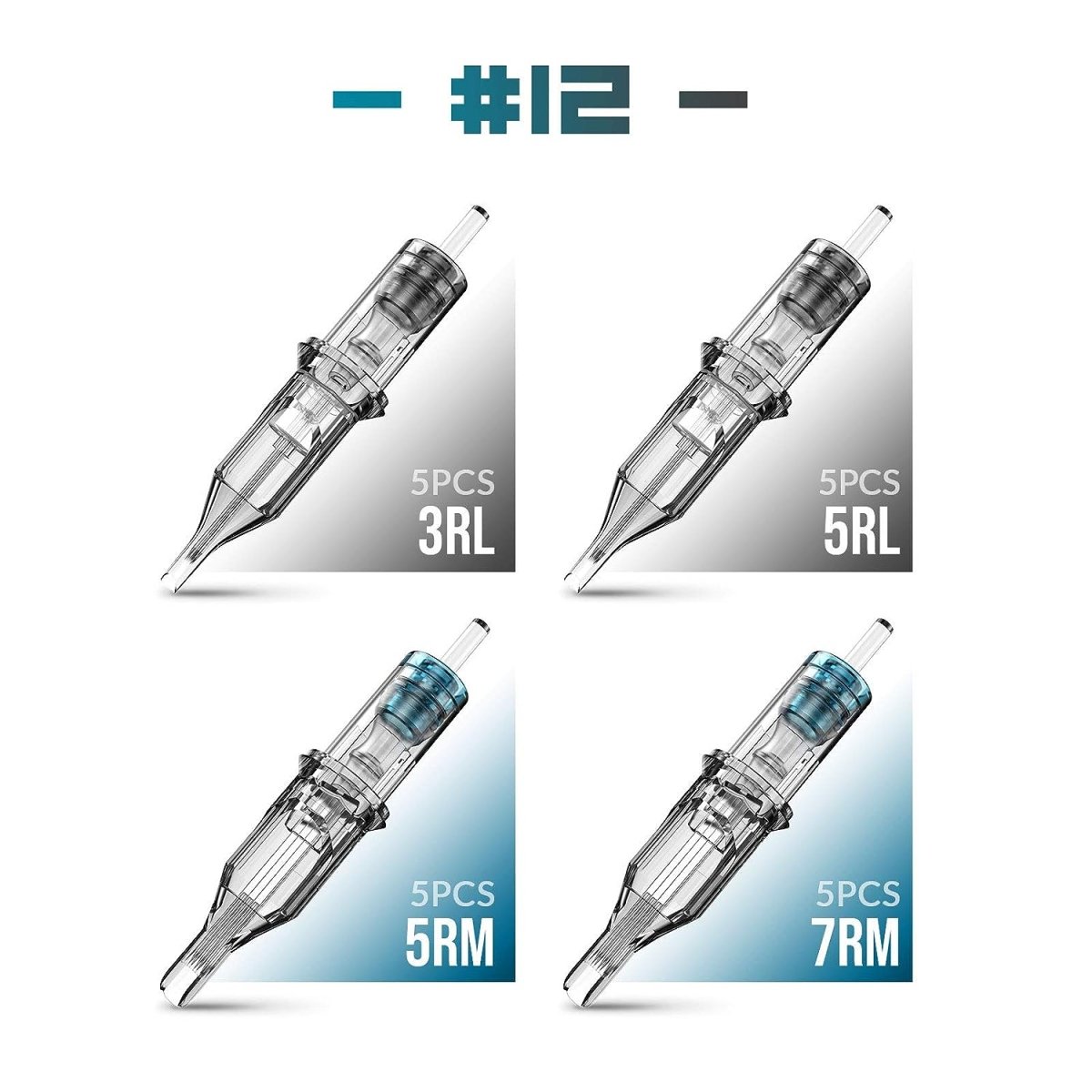 Wormhole Tattoo Needle Cartridges 20pcs Standard RL & RM