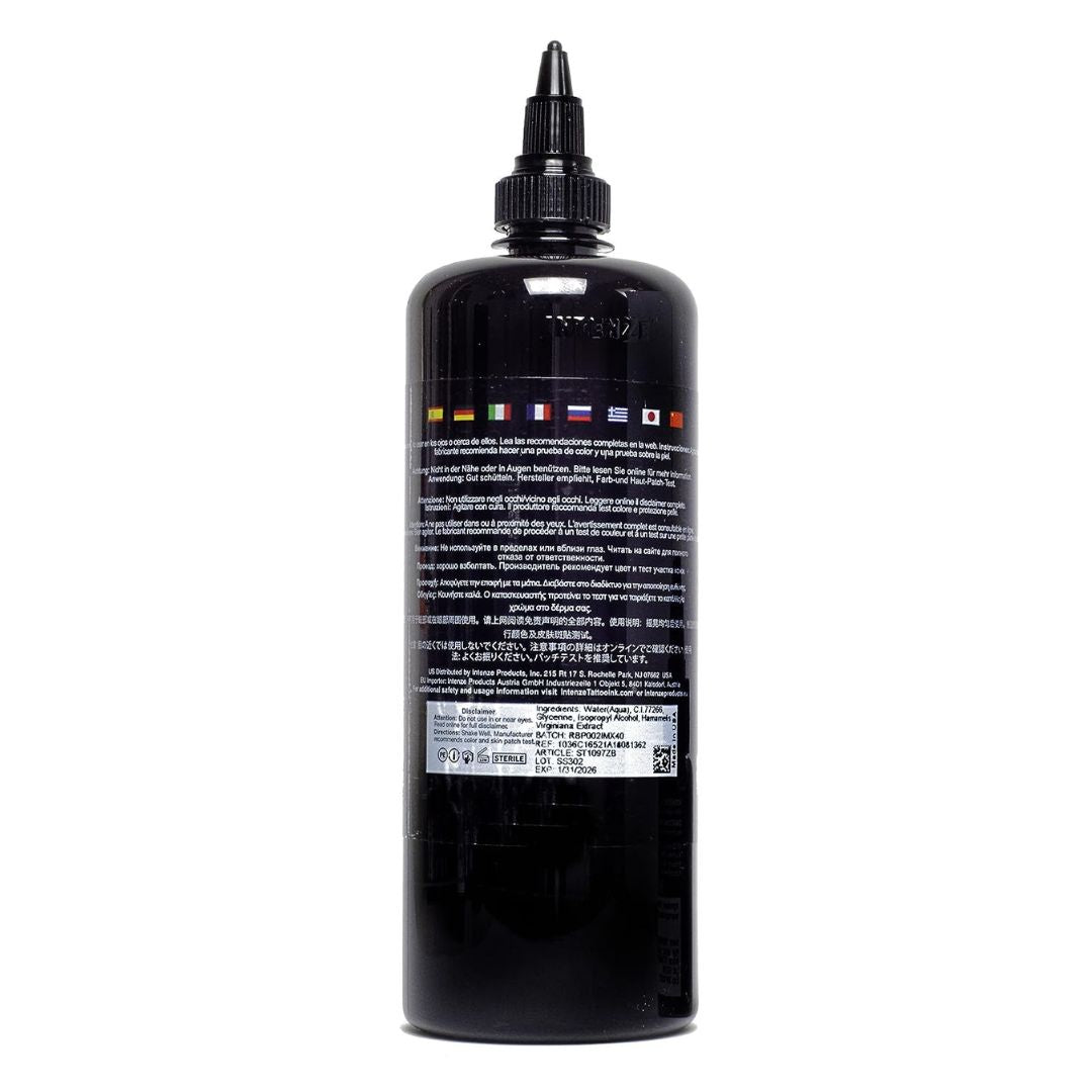 Intenze Tattoo Ink Zuper Black - 12 oz