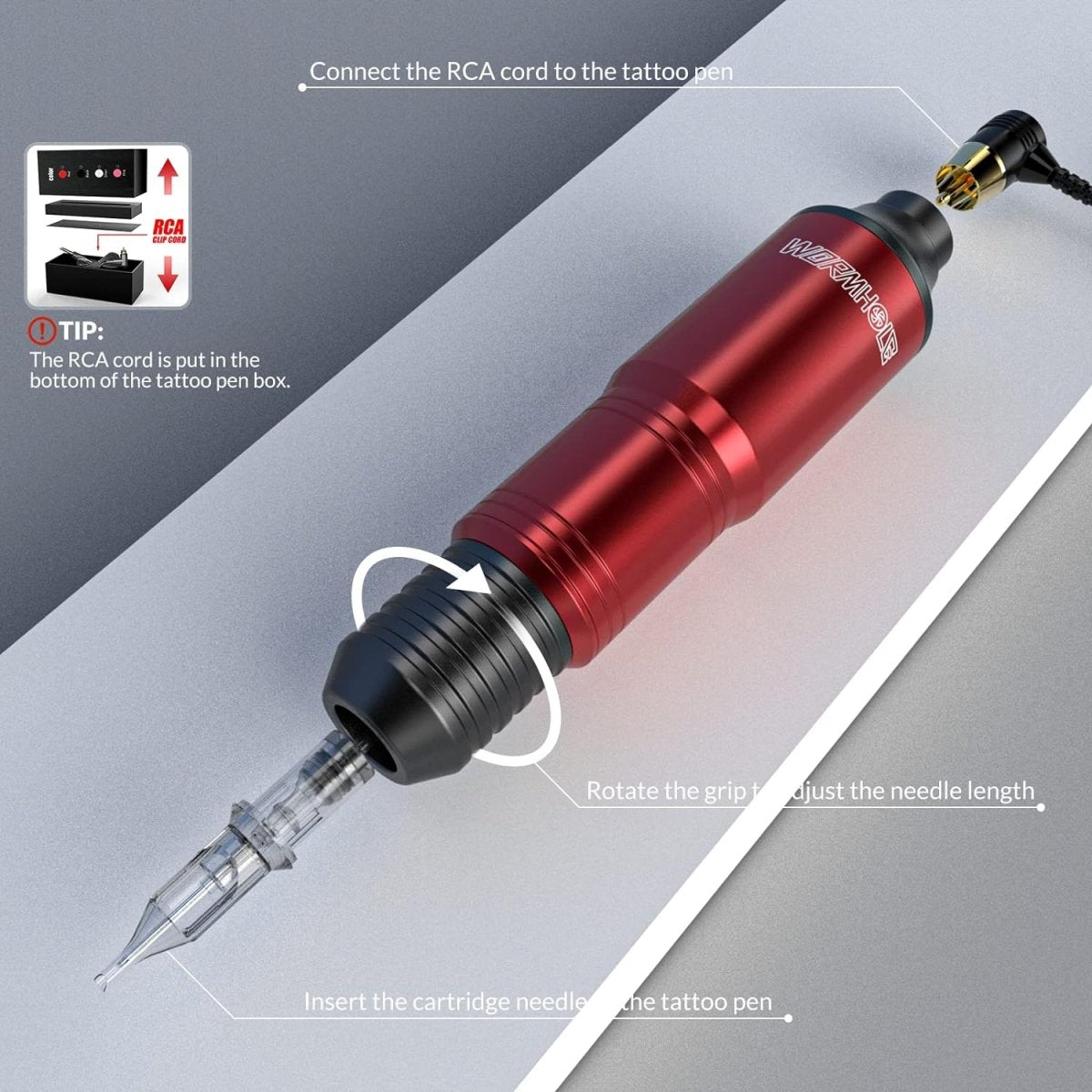 Wormhole Tattoo Pen Machine Kit - WTK183