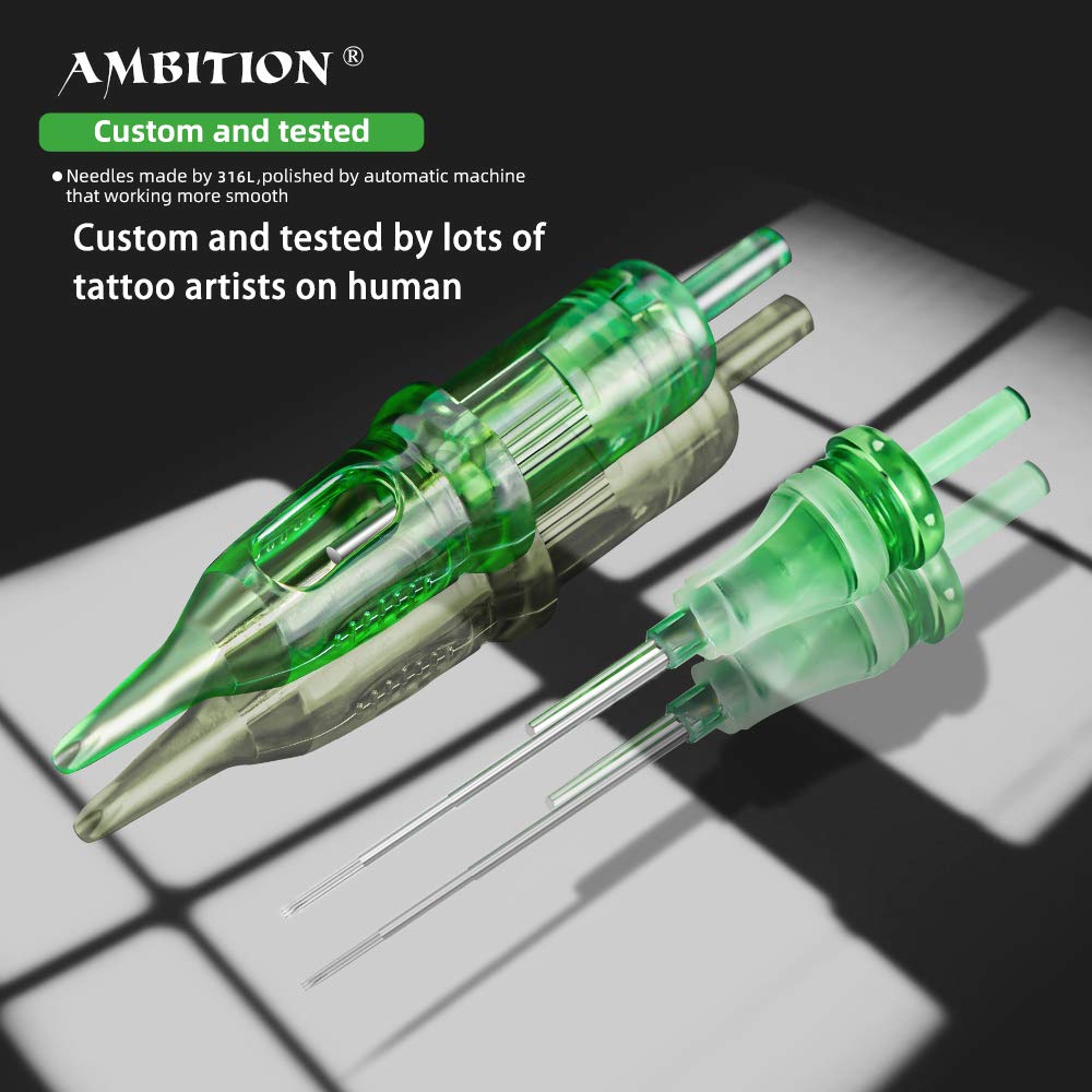 Ambition TREX Tattoo Needle Cartridges 1014RL - 20pcs