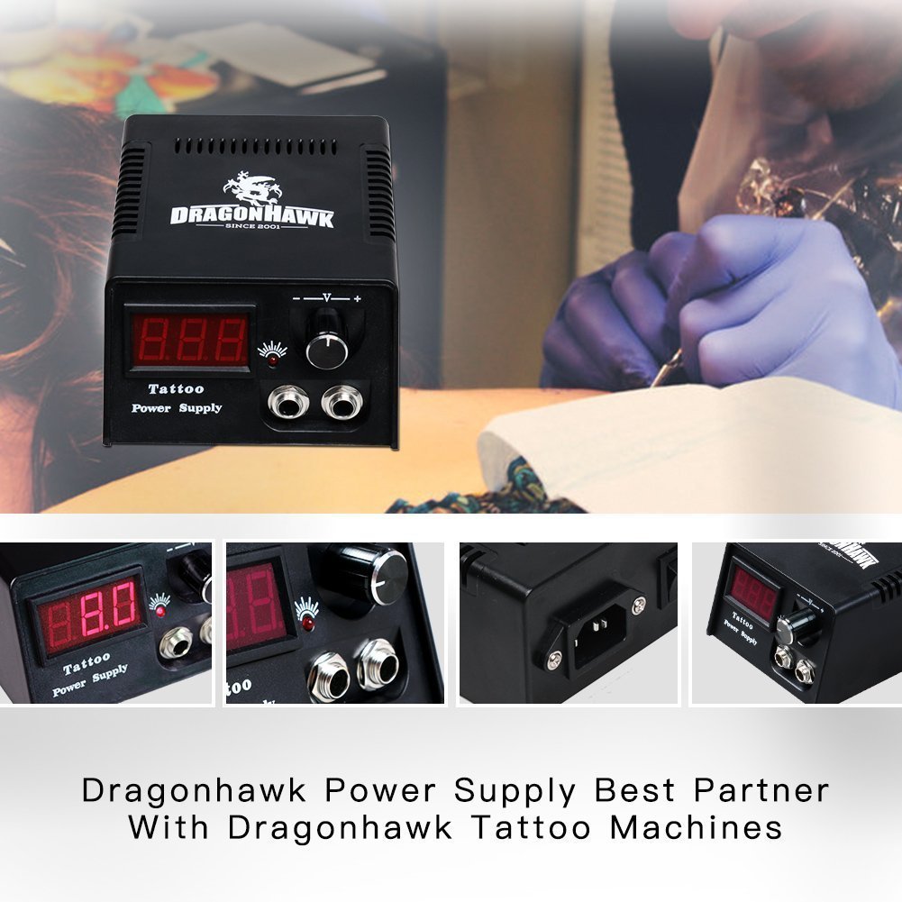 Dragonhawk Pro Coil Tattoo Machine Kit