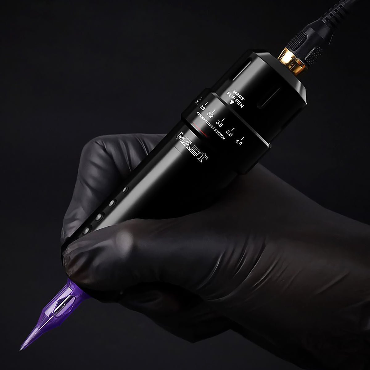 Mast Flip Black Kit Wireless Tattoo Pen Machine