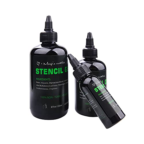 Illusionist Magic Creator Tattoo Stencil Transfer Gel Solution 1 oz