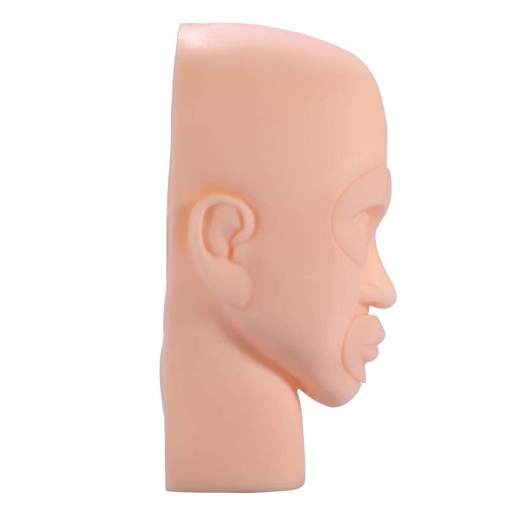 Salmue Silicone Makeup Tattoo Practice Head - Reusable For PMU Mannequin & Tattoo Training