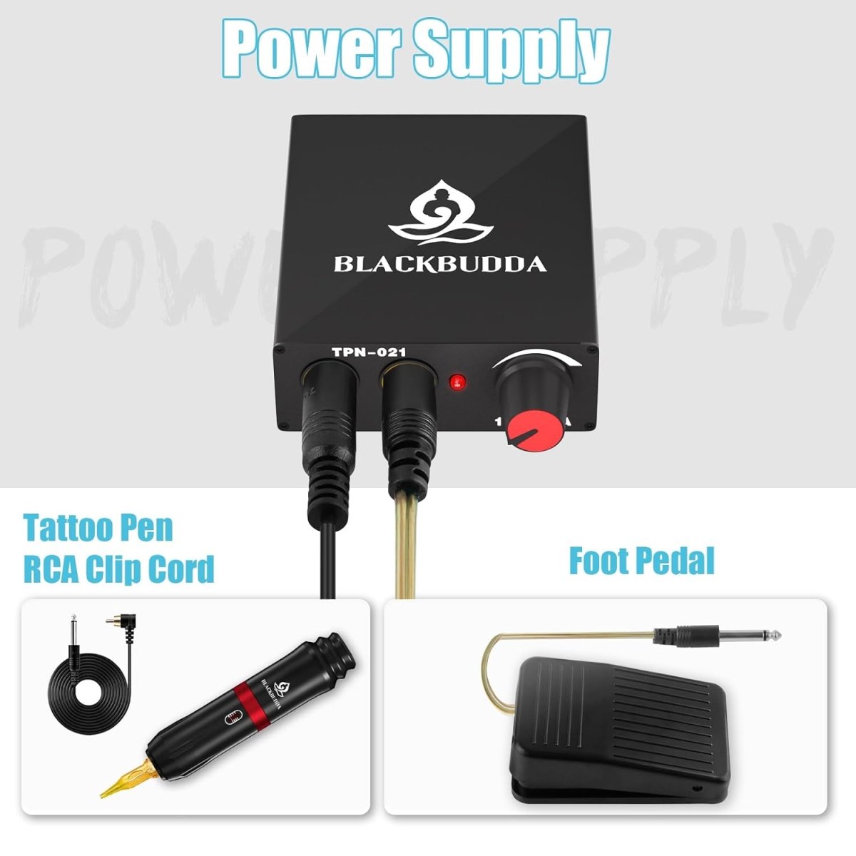 Blackbudda Tattoo Pen Machine Kit - Black