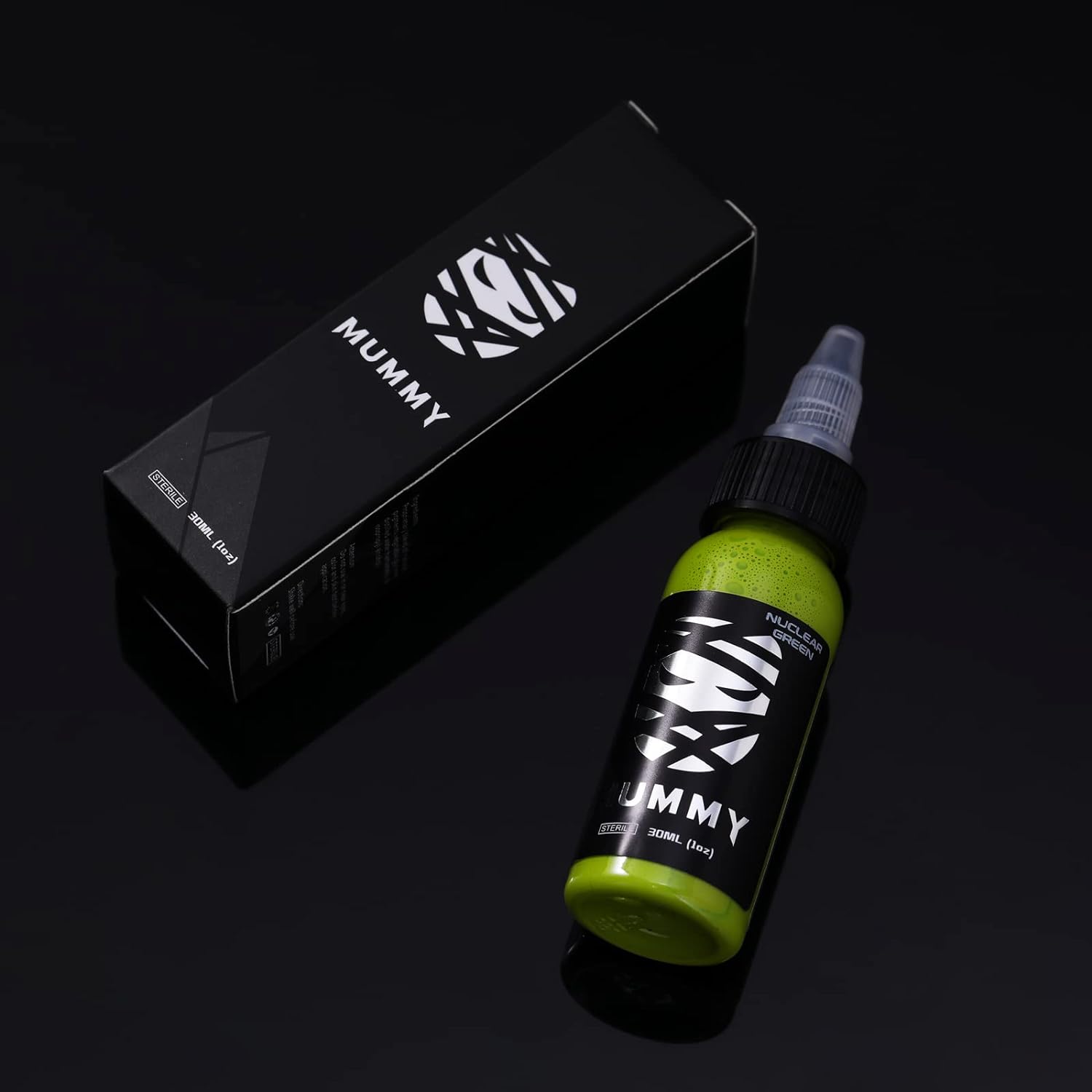 Mummy Nuclear Green Tattoo Ink - 1 oz