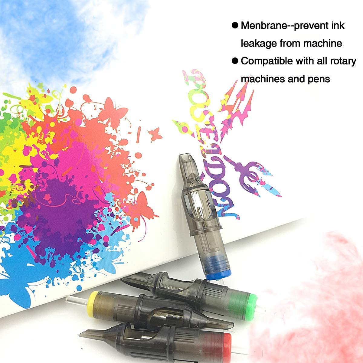 Poseidon Tattoo Mixed Cartridges V3 - 50pcs (Standard)