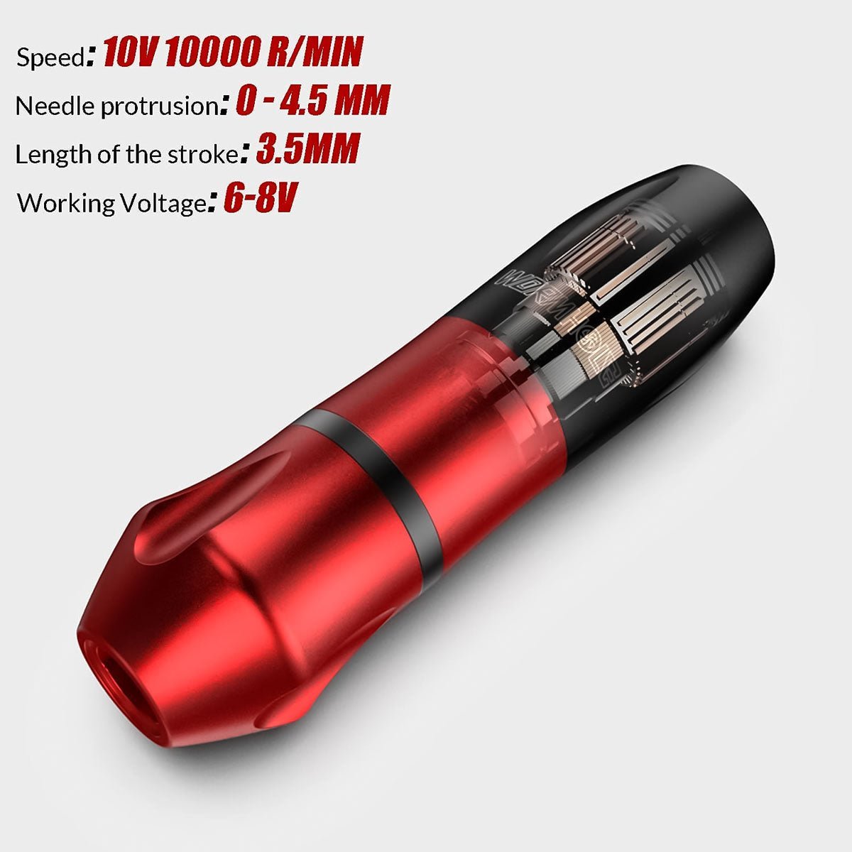 Wormhole Tattoo Pen Kit - Red WTK088