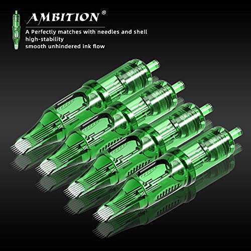 Ambition TREX Tattoo Needle Cartridges 0809RL - 20pcs