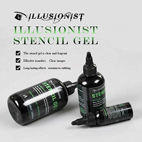 Illusionist Magic Creator Tattoo Stencil Transfer Gel Solution 1 oz