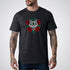 Wolf in Roses Neo-Traditional Tattoo Unisex T-Shirt