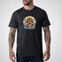 Tiger with Crown Neo-Traditional Tattoo Unisex T-Shirt