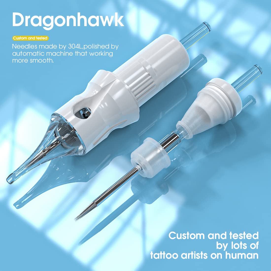 Dragonhawk S4 Wireless Tattoo Pen Machine Kit