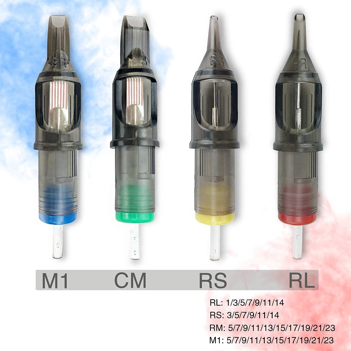 Poseidon Tattoo Mixed Cartridges V3 - 50pcs (Standard)