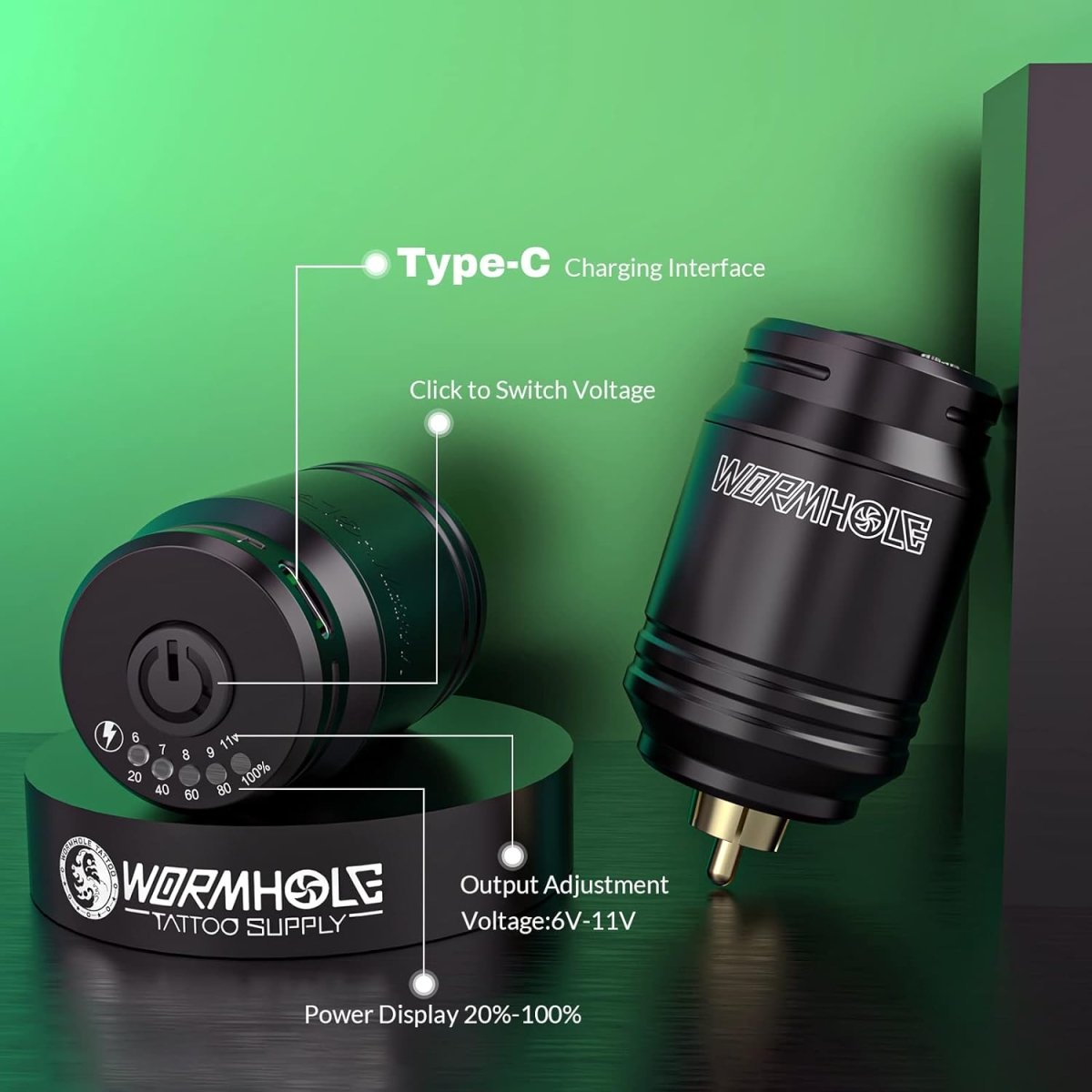 Wormhole Wireless Tattoo Pen Machine Kit TK531