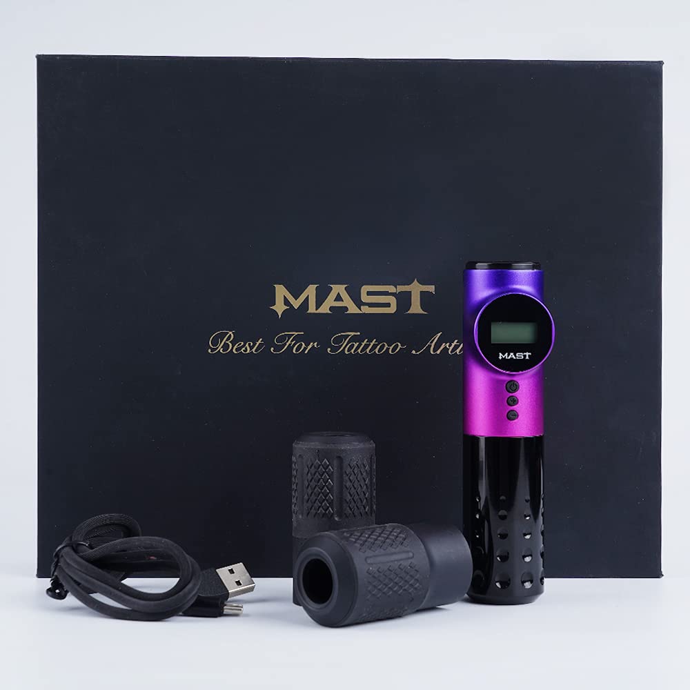 Mast Archer Gradient Purple Wireless Tattoo Pen Machine 3.5mm Stroke