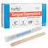 ForPro 6" Sterile Tongue Depressors - Large Wax Sticks - 100pcs