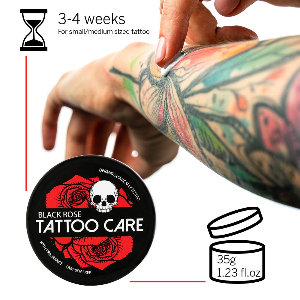 Tattoo Care Black Rose