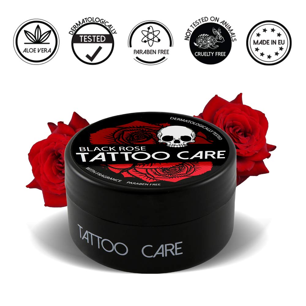 Tattoo Care Black Rose