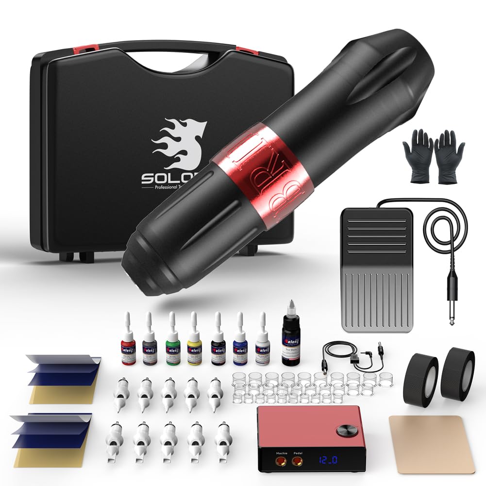 Solong Tattoo Pen Machine Kit EK129A-1-US