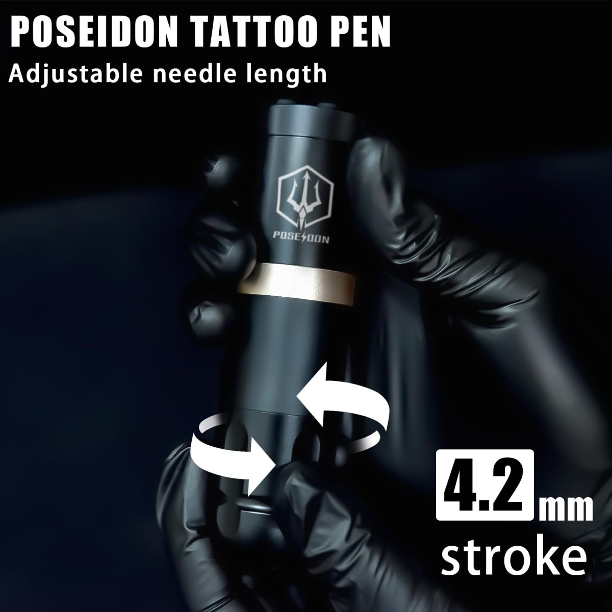 Poseidon Wireless Tattoo Pen Machine Kit PK-HM124