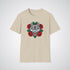 Wolf in Roses Neo-Traditional Tattoo Unisex T-Shirt