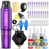 Wormhole Wireless Tattoo Pen Machine Kit WTK176 (Purple & Black)