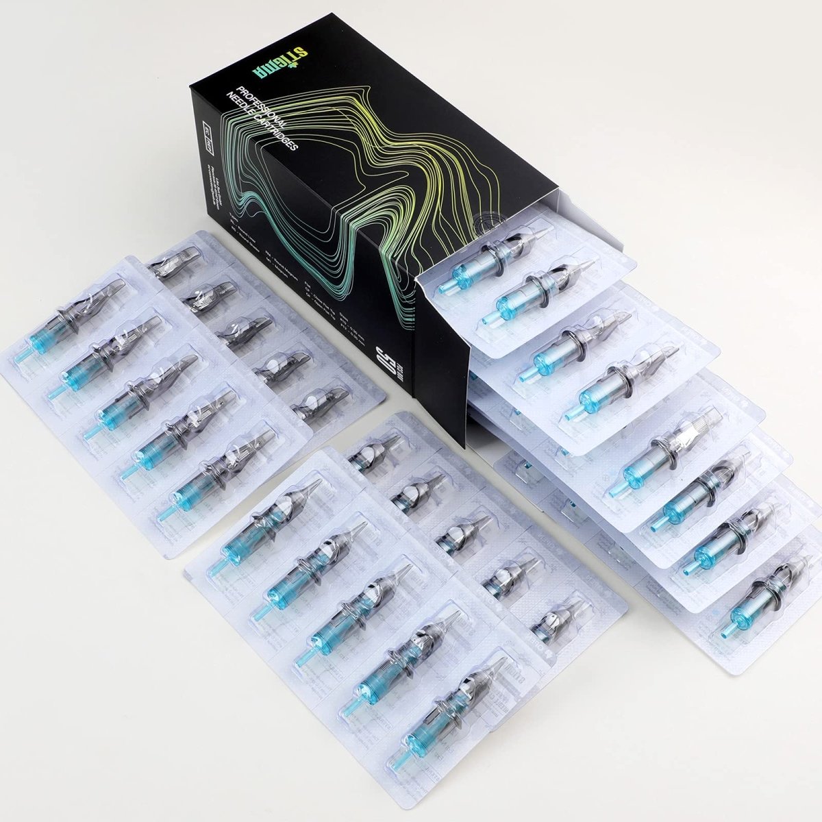 Aquamarine Knight Tattoo Cartridges 50pcs (RL + RM)