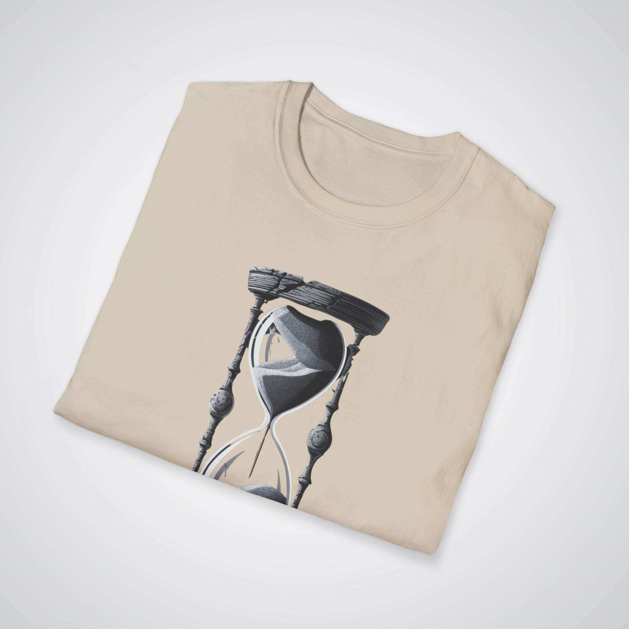 Timekeeper's Hourglass Realism Tattoo Unisex T-Shirt