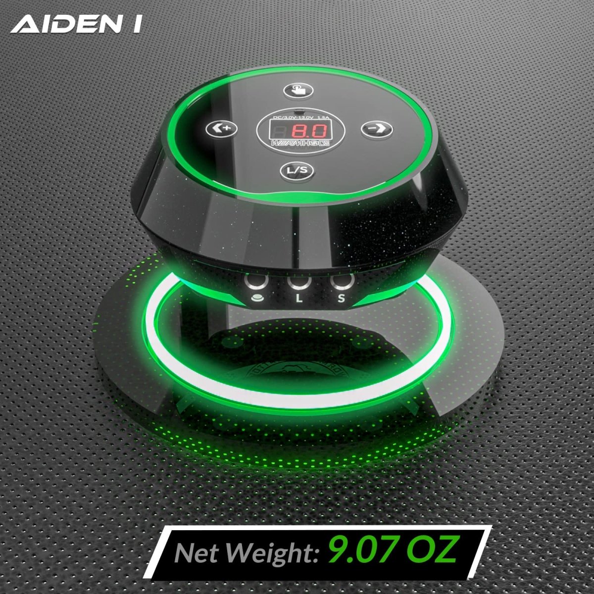 Wormhole Aiden Tattoo Power Supply, Voice Control, DC3-13V Digital Display