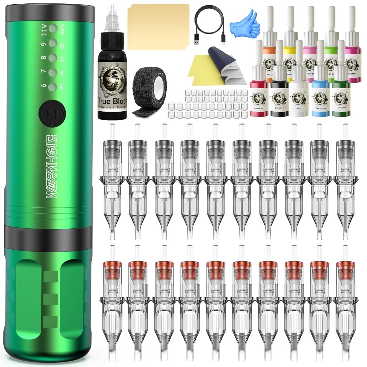 Wormhole Wireless Tattoo Pen Machine Kit WTK246