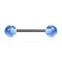 Straight Barbell w/ Acrylic Ball - 14GA