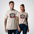 Wolf in Roses Neo-Traditional Tattoo Unisex T-Shirt