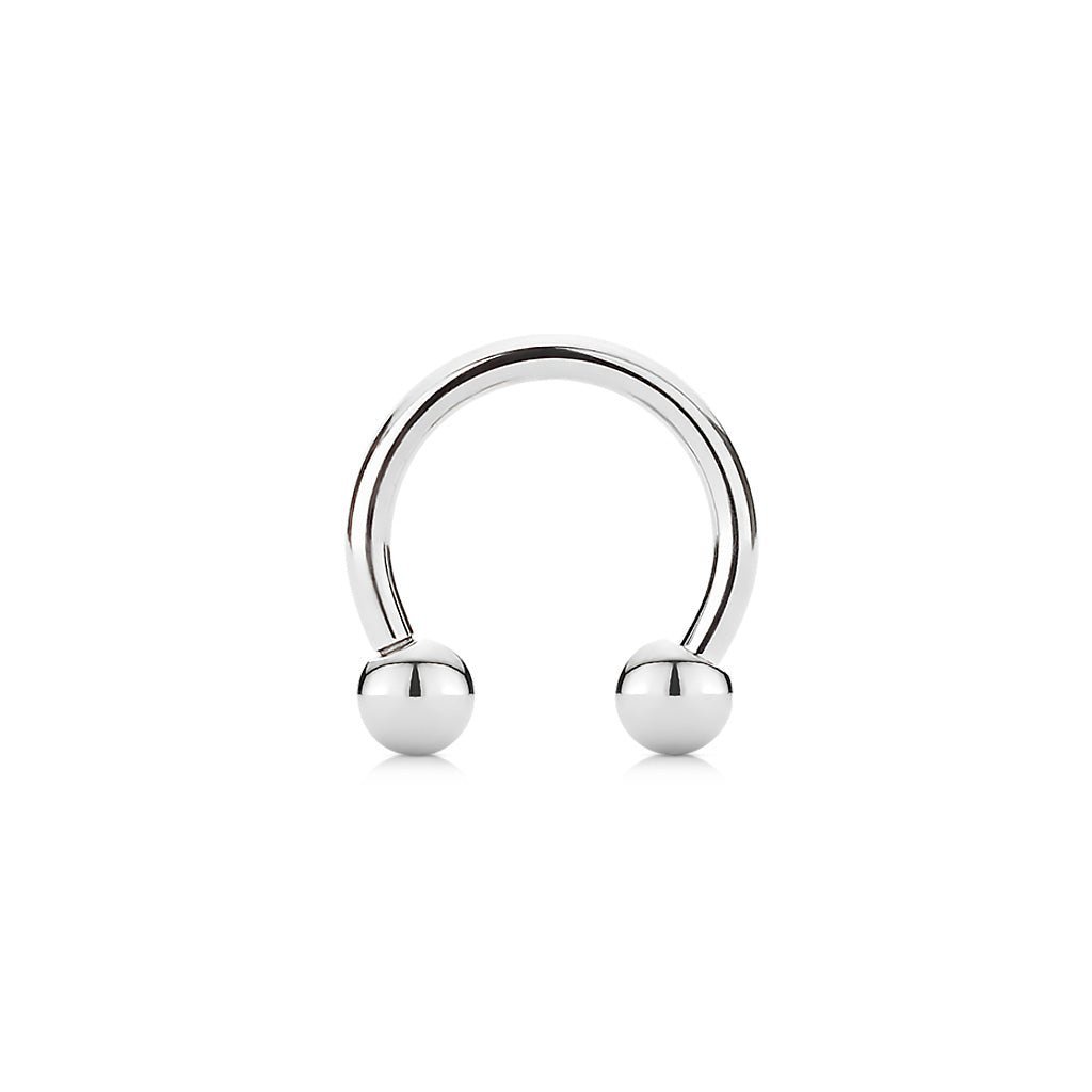 Circular Horseshoe Barbells Steel - 14GA & 16GA