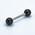 Straight Barbell w/ Acrylic Ball - 14GA