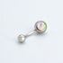 Belly Button Rings Steel Opal - 14GA