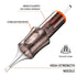 A - minusone Assorted Bugpin Tattoo Needle Cartridges - 50pcs Mixed Sizes (RL+RM+RM+M1) - Tattoo Unleashed