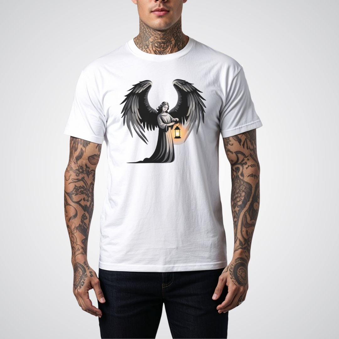 Angel of Hope Realism Tattoo Unisex T-Shirt - Tattoo Unleashed