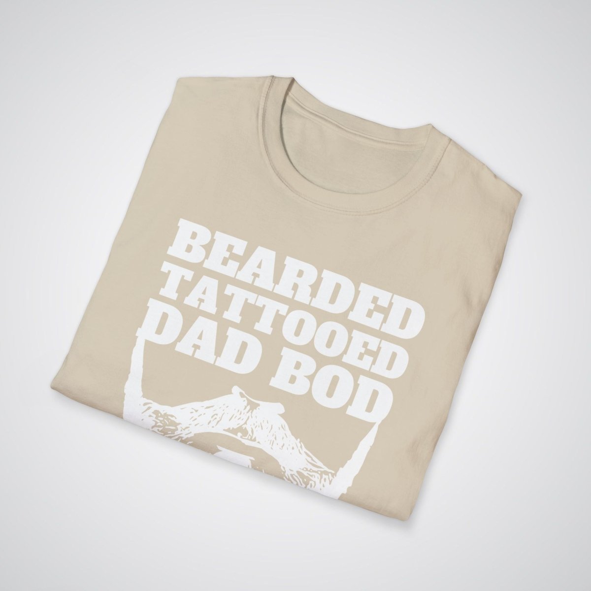 Bearded, Tattooed & Dad Bod Verified Tattoo Unisex T-Shirt - Tattoo Unleashed